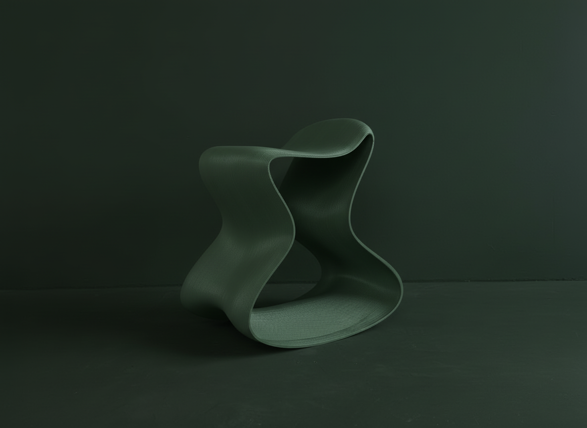 Flow Chair - Dunkelgrün