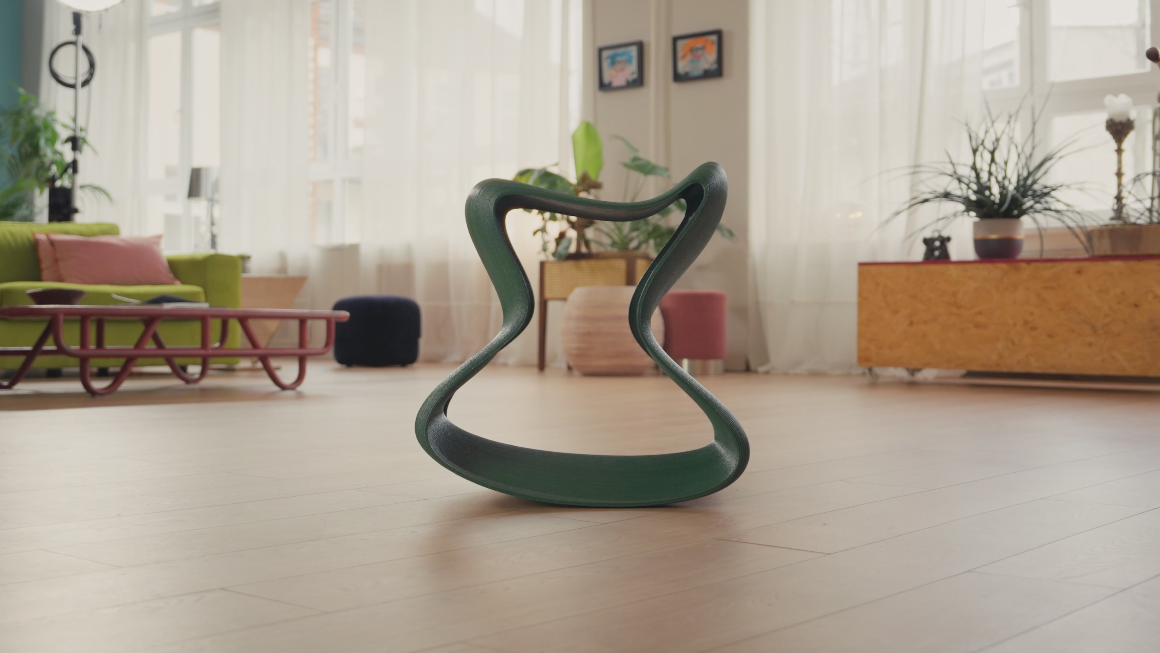 Flow Chair - Dunkelgrün